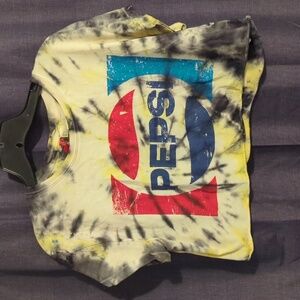 PEPSI tie dye crop top